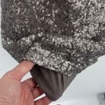 Halogen  Sequin Silver Pencil Skirt 2 Holiday Glam NYE Party Festive Y2K Winter Photo 2