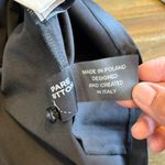 Camomilla Black Cocktail Evening Dress Sheer Long Sleeves Beaded Cuffs Wedding Size 12 Photo 9