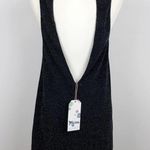 Show Me Your Mumu NWT  Friday Black Choker Cut out Dress XS Metallic Black Photo 6