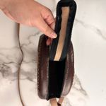 Handmade Jute Woven Boho Crossbody Circle Bag Brown Leather Photo 9