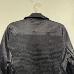 Susan Graver  Style Black Satin Ruched Back Jacket Sz M Photo 8