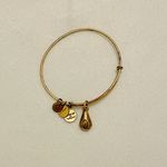 ALEX AND ANI Rose Swarovski crystal October birth stone charm Bracelet Photo 2