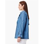 Nic+Zoe NEW Denim Femme Trench Coat Photo 2