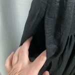 Vince  Black Smocked V Neck Midi Dress Sz.XL NWT Photo 9