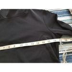 CHELSEA 28 Black Long Sleeves Mock Neck Ruched Bodycon Midi Dress Womens Sz (S) Photo 8