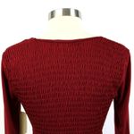 Row A Womens Mini Dress Large Smocked Bodycon Going Out Party Club Y2K Retro Red Photo 5