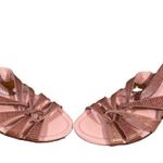 Cole Haan Pink Leather Opened Strappy Heeled Sandals Women SZ 7.5 Photo 2