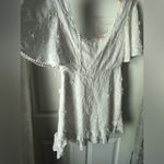 Showpo. Fancy A Spritz Square neck Mini Dress Embroidery floral babydoll size 8 Photo 5