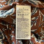 Gap Brown Floral Long Sleeve Blouse Top Medium Photo 4