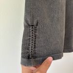 Aerie  Offline 7 Inch Inseam Hi-Rise Biker Short Braid Detail Grey Athletic Sport Photo 5