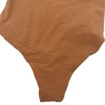 SKIMS  Fits Everybody High Neck Bodysuit Ochre New with Tags Size Large Photo 1