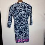 Lilly Pulitzer UPF 50 Blue Pink Boho Preppy Summer Vacation Ansley Polo Dress Photo 6