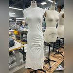 Anthropologie Daily Practice by Mock-Neck Ruched Midi Dress SP Photo 3