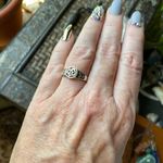 Sterling silver Om Ring Size 9 3/4 Silver Photo 4