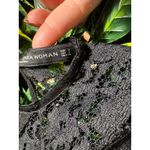 ZARA  Black Whimsigoth Lace Mini Dress Size Small Photo 3