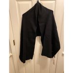 AQUA Brand New  Kerri Rosenthal Women's OS Black Wrap Shawl Scarf Heart Photo 4