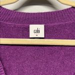 CAbi  Luxury Pullover Purple Sweater Women’s Medium V-Neck Soft Knit Photo 2