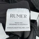 Rumer Oasis Black Ribbed Cut Out Long Sleeve Dress Large NWT‎ Photo 10