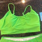 Cupshe Green Athletic Bikini Set Photo 1