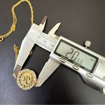 Vintage Unsigned Gold Tone Pave Crystals Moon and Stars Locket Pendant Necklace Photo 7