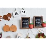 Teachers Delight 9pr School Days/Holidays/Seasons Hook/Post Vintage/Now Earrings Gold Photo 2