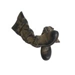 Sonoma Emelie Brown Distressed Belted Boots Plaid Lined Sz 9 Photo 8