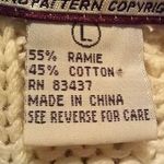 VTG Tiara Chunky Knit Sweater-Large-Geometric-3D Embellishments-Shoulder Pads Photo 7