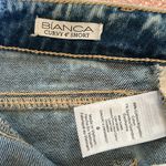 Sofia by Sofia Vergara Blue Jean Shorts Distressed Mid Photo 2