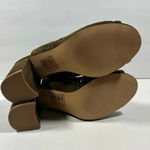 Shoe Republic LA NIB!Shoe -Suede Perforated-Lace UpPeep toe heel booties Size 9 Photo 8