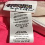 Coco Rave  Demi Tankini Swim Top Side Ruching Underwire Pink M/L 34/36 D NWT Photo 5