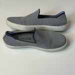 Rothy's Rothy’s The Sneaker Slip On Shoes Womens Size 8 Blue/White Comfort Casual Photo 4