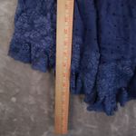 Free People Intimately  Blue Lace Trim Night Shirt Tank Top Women's XS Photo 4