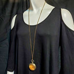 Quartz Steampunk Pocket Watch Necklace Gold Photo 0