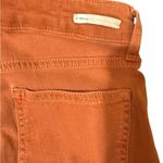 Pilcro by Anthropologie High Rise Bootcut in Rust Orange Distressed Jeans Sz 26 Photo 8