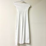 Savvy NWT Magda 3D Flower Sleeveless Halter Beach Midi Dress White Womens Size L Photo 1