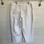 Abercrombie & Fitch Abercrombie Women's Jeans High Rise The Cropped Wide Leg Raw Hem 32 Short White Photo 3