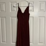 Lulus Burgundy Cowl Neck Bodycon Dress Size M Photo 3