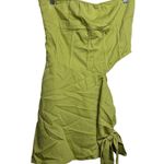 Pretty Little Thing NWT Shape Olive Corset Detail Tie Side Bodycon Dress Size 8 Photo 0