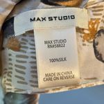 Max Studio  100% Silk Desert Rose Scarf Office Business Palm Springs Academia Photo 2