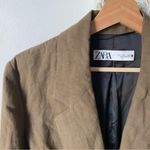 ZARA  100% Linen Oversized Blazer Photo 2