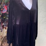 Tach Velour Tiered V neck dress Photo 6