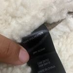 Joie  Brown &Cream Shearling suede Vest Gorpcore oversized medium Photo 7