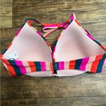 Vibrant Pink and Orange Halter Bikini Top Size undefined Photo 1