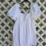 Free People Rendezvous Me Puff Sleeve Babydoll Bubble Mini Dress Photo 4