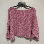 Free People  Pink Good Day Cropped Pullover Sweater Size XS Photo 1
