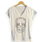 Zadig & Voltaire  Tunisien Tee Top Henley Skull Camo Crystal Short Sleeveless NWT Photo 0