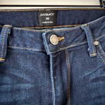 Just Black  Raw Hem Ankle Jeans in Dark Wash Size 30 Photo 1