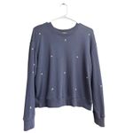 Rails  Ramona Navy Buds Embroidered Floral Sweatshirt Women's Size‎ M Photo 1
