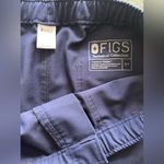 FIGS  Technical Collection Navy Blue Cargo Style Scrub Pants Photo 3