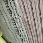 Pink and White Pleated Midi Pencil Skirt with Lace Size undefined Photo 1